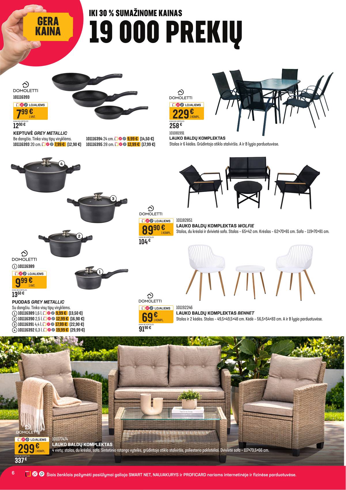 Senukai - Senukai akcijų leidinys nr. 7 | 2026-03-31 - 2026-04-13 6 puslapis