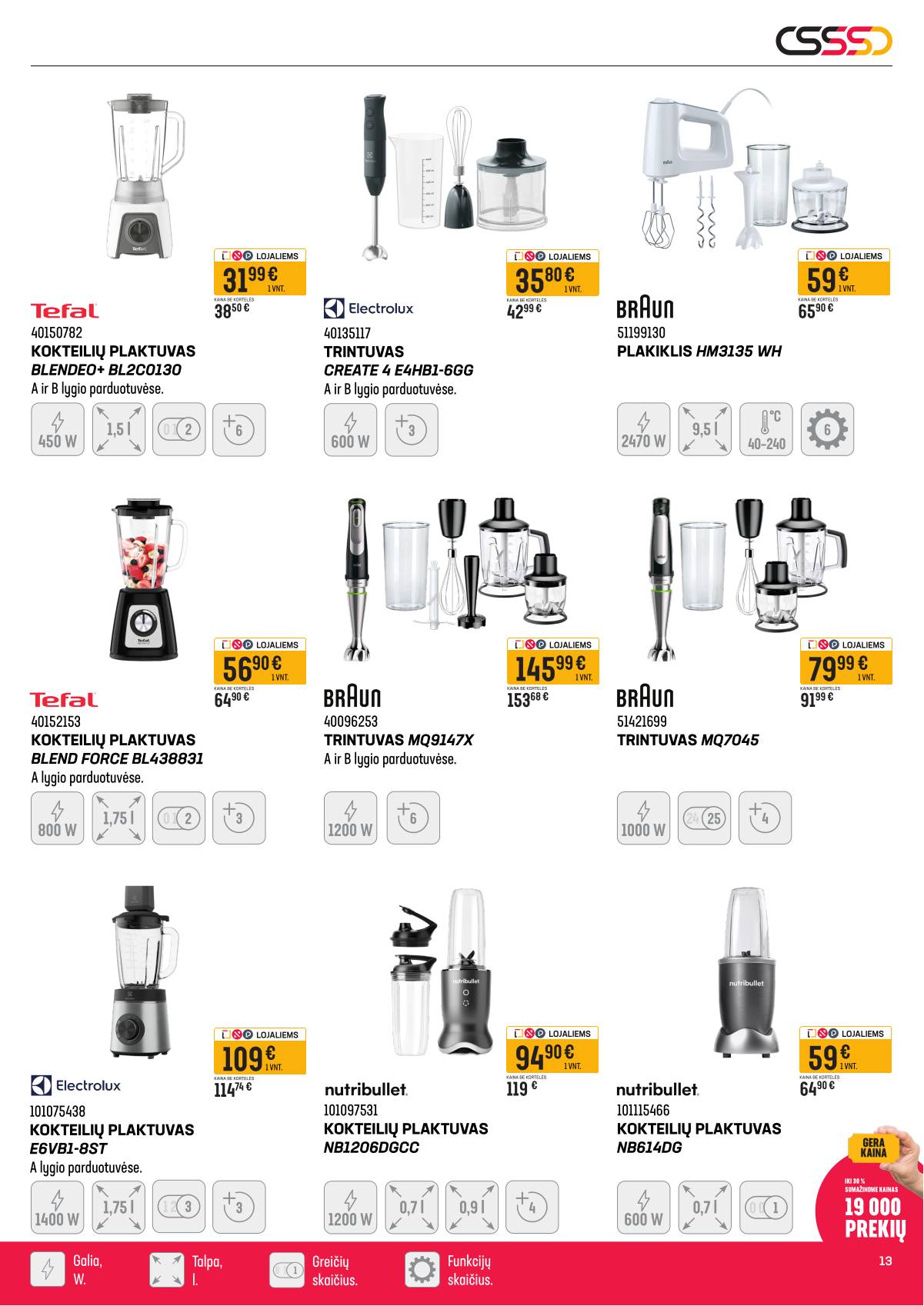 Senukai - Senukai akcijų leidinys | 2026-04-08 - 2026-05-04 13 puslapis