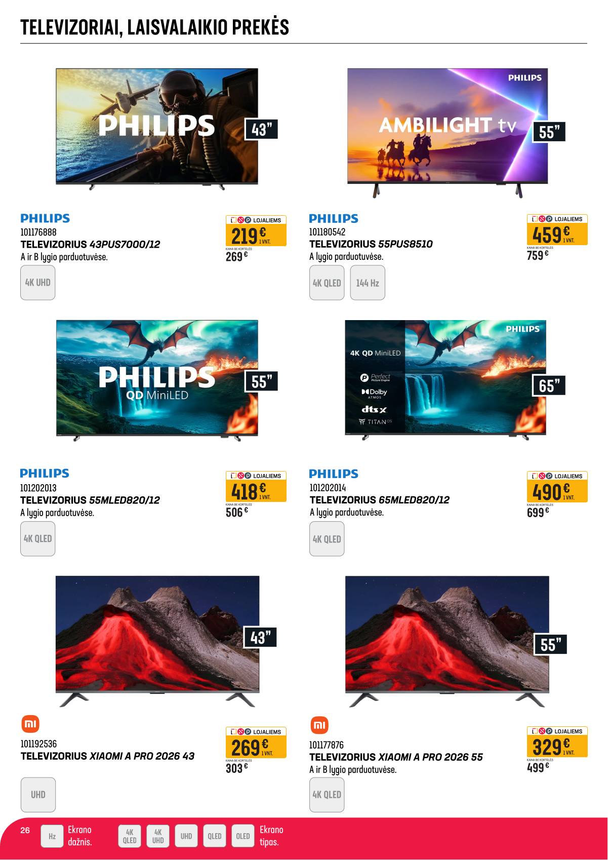 Senukai - Senukai akcijų leidinys | 2026-04-08 - 2026-05-04 26 puslapis