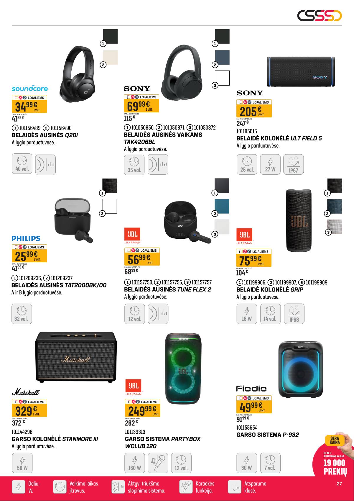 Senukai - Senukai akcijų leidinys | 2026-04-08 - 2026-05-04 27 puslapis