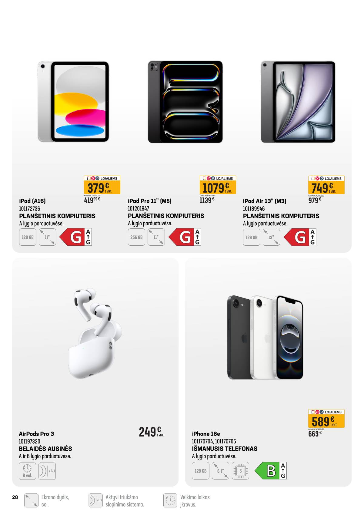 Senukai - Senukai akcijų leidinys | 2026-04-08 - 2026-05-04 28 puslapis