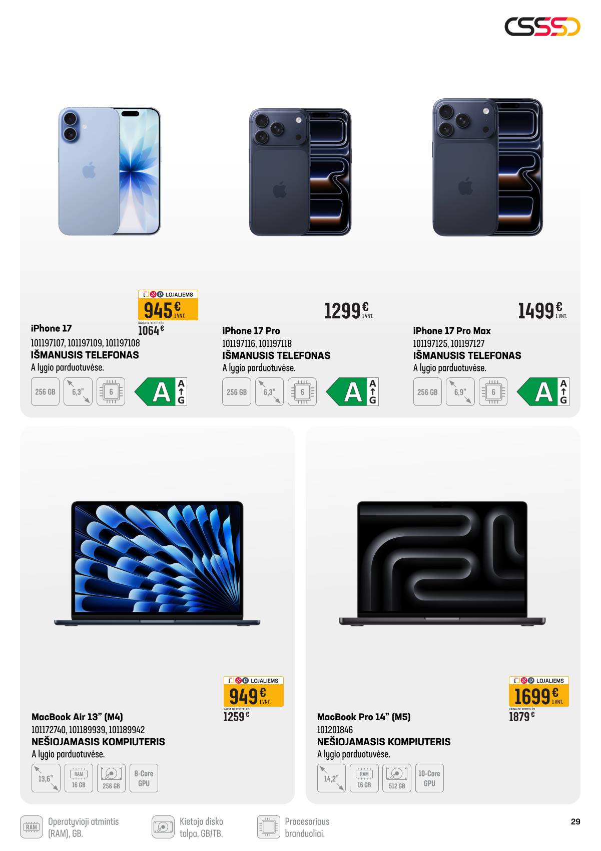 Senukai - Senukai akcijų leidinys | 2026-04-08 - 2026-05-04 29 puslapis