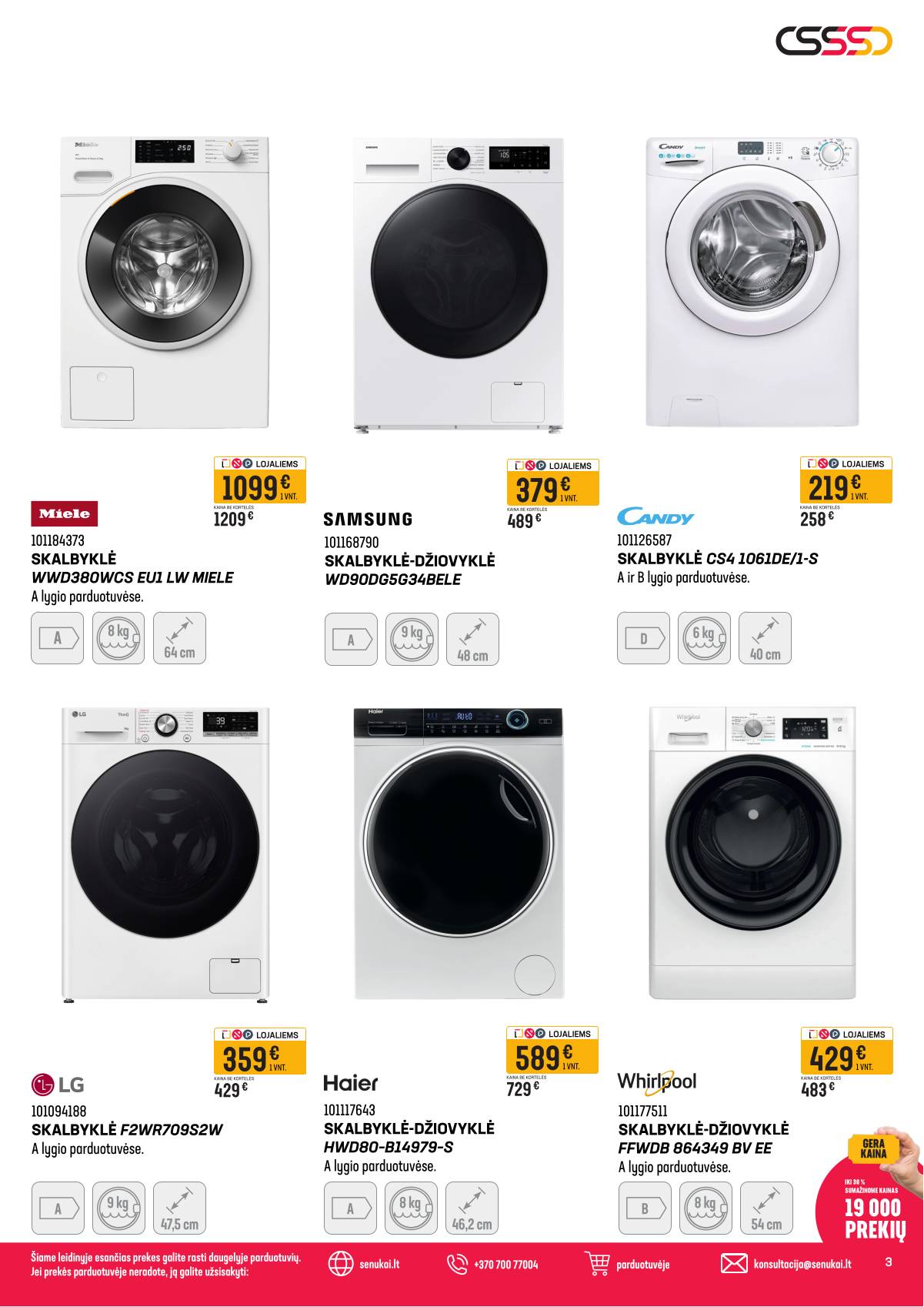 Senukai - Senukai akcijų leidinys | 2026-04-08 - 2026-05-04 3 puslapis