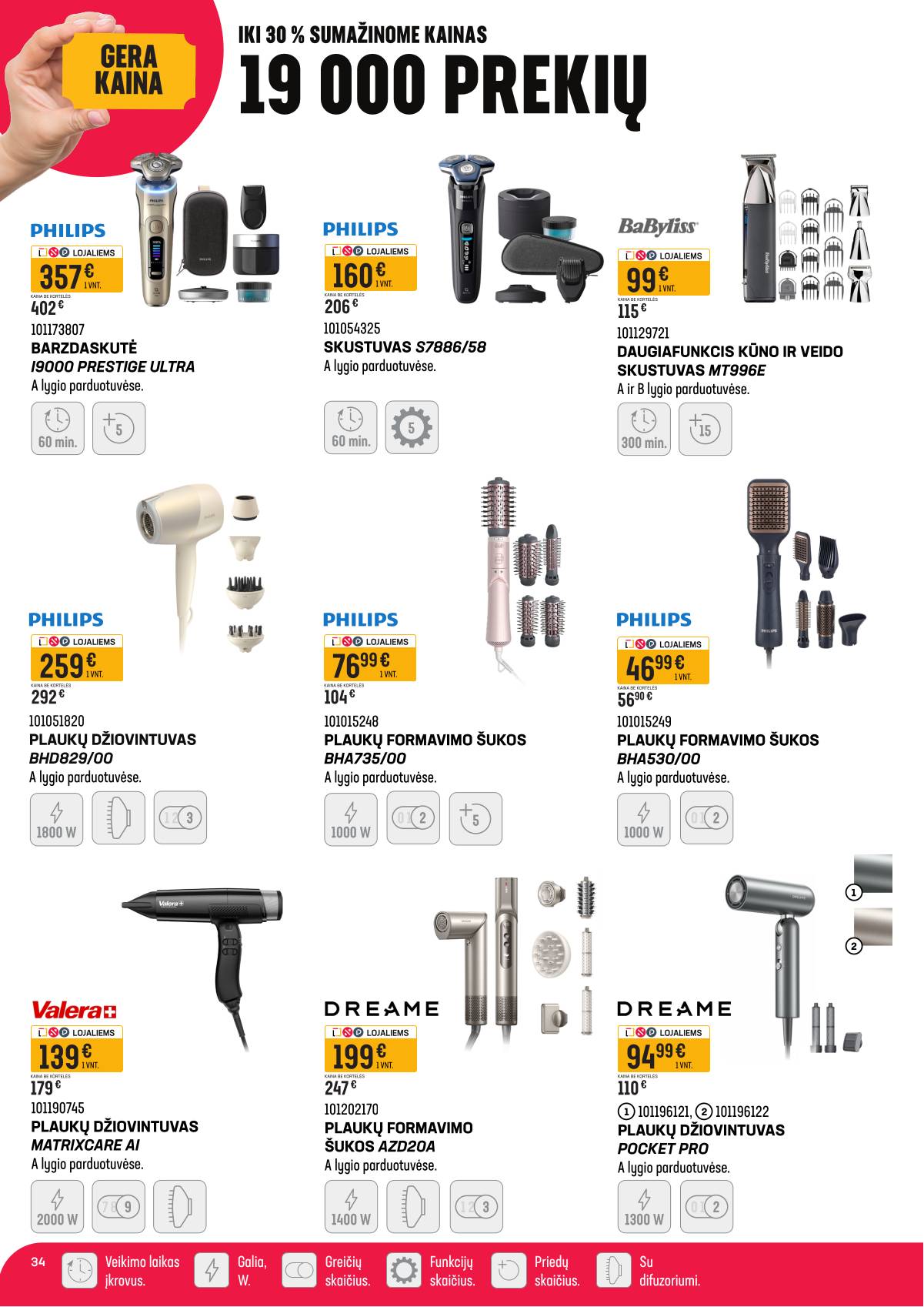 Senukai - Senukai akcijų leidinys | 2026-04-08 - 2026-05-04 34 puslapis