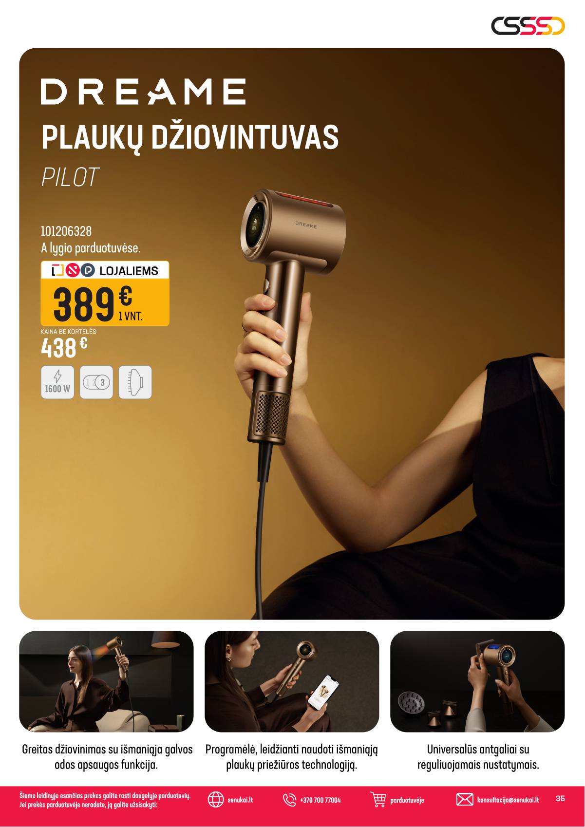 Senukai - Senukai akcijų leidinys | 2026-04-08 - 2026-05-04 35 puslapis