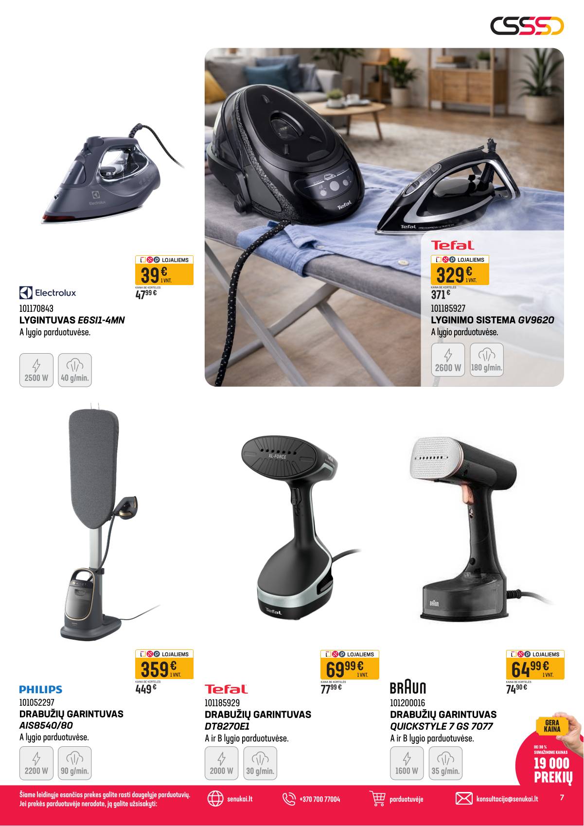 Senukai - Senukai akcijų leidinys | 2026-04-08 - 2026-05-04 7 puslapis