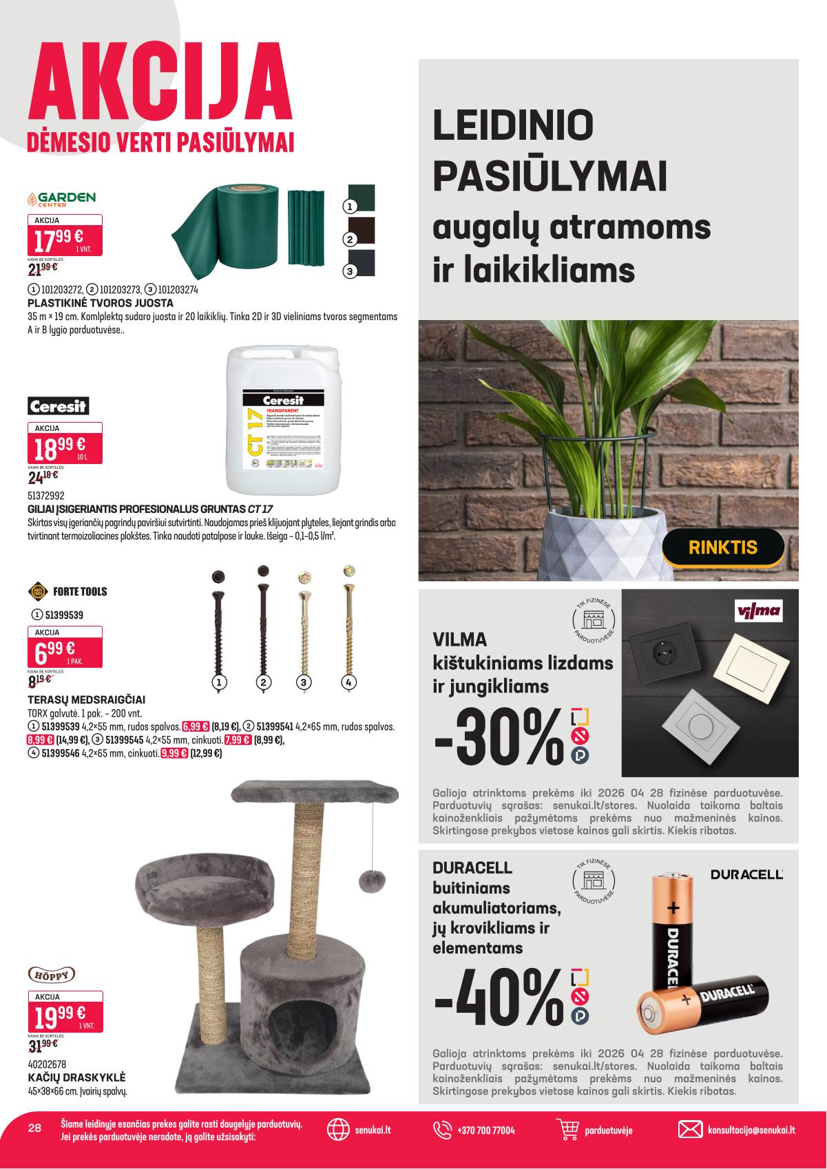 Senukai - Senukai nuolaidų katalogas Nr. 09 (686) 28 puslapis