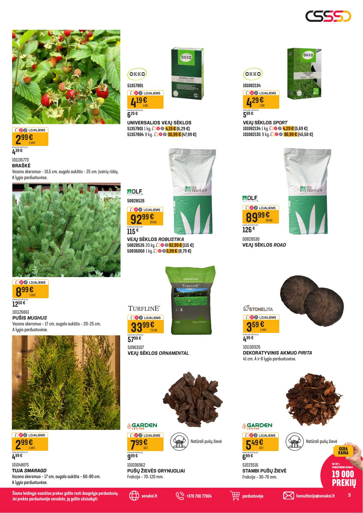 Senukai - Senukai nuolaidų katalogas Nr. 09 (686) 3 puslapis