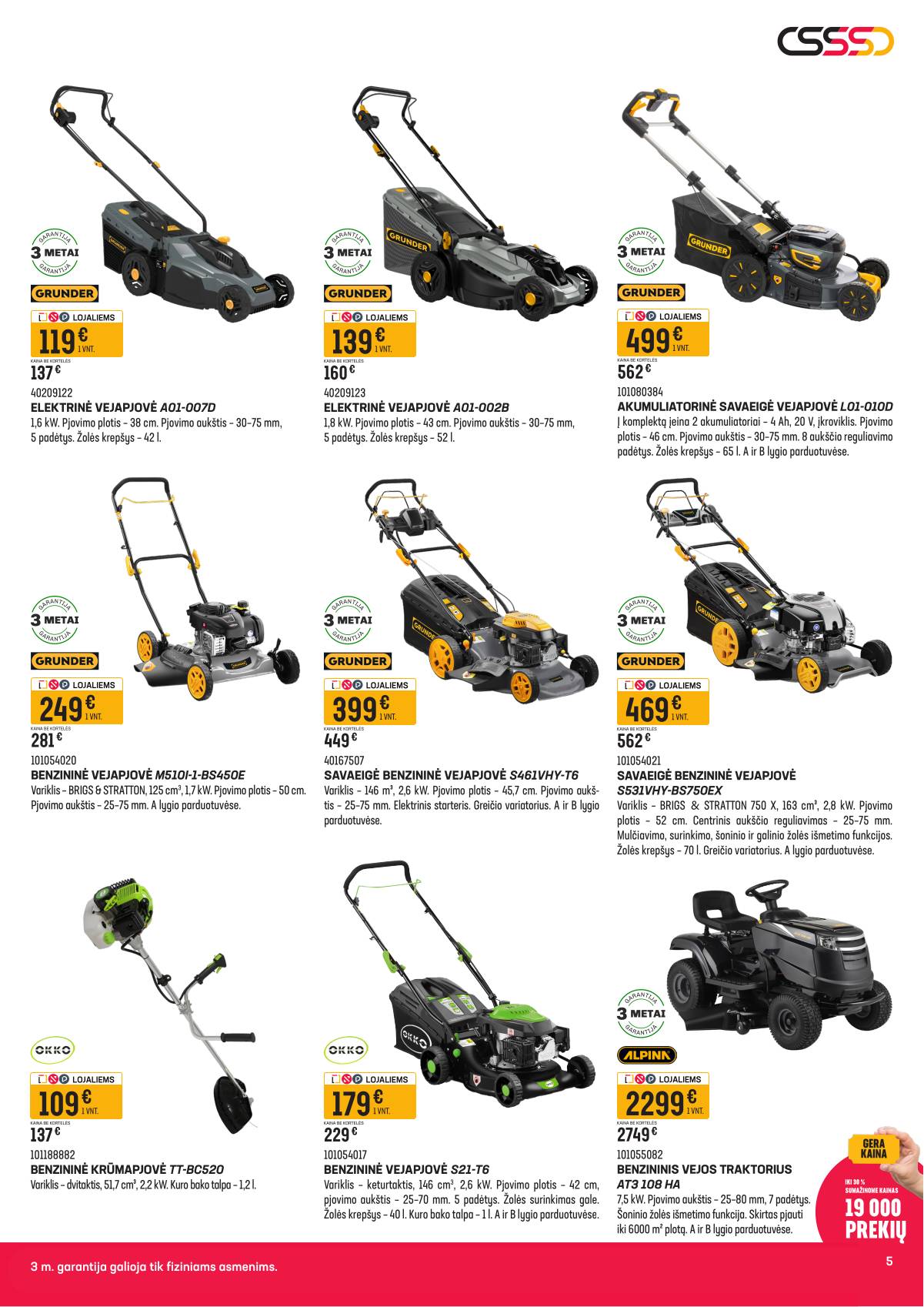 Senukai - Senukai nuolaidų katalogas Nr. 09 (686) 5 puslapis