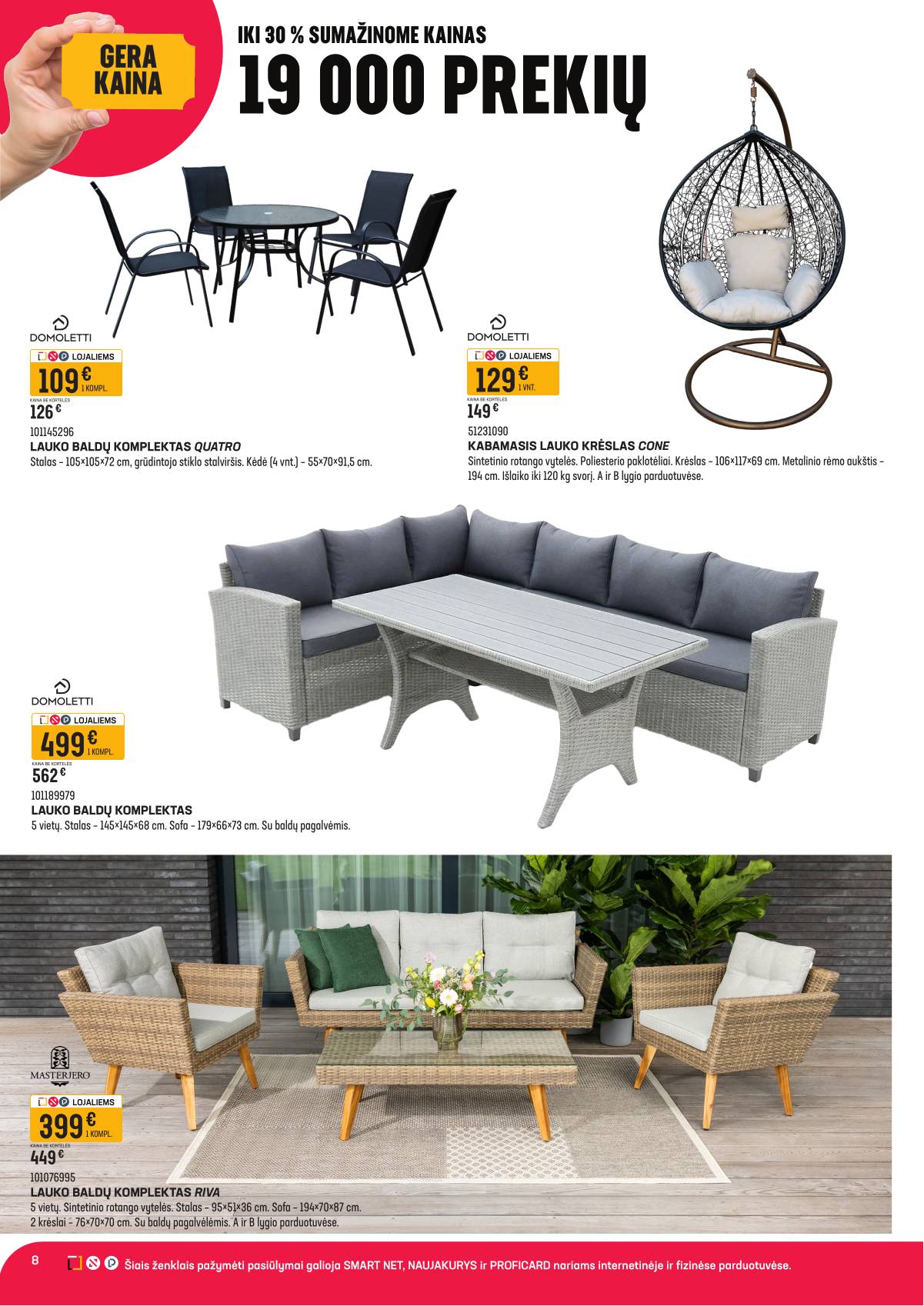 Senukai - Senukai nuolaidų katalogas Nr. 09 (686) 8 puslapis