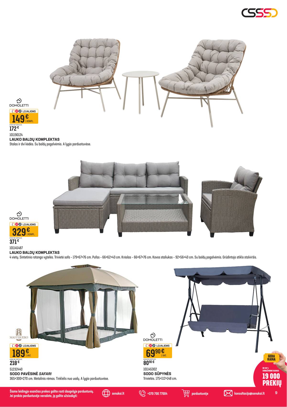 Senukai - Senukai nuolaidų katalogas Nr. 09 (686) 9 puslapis