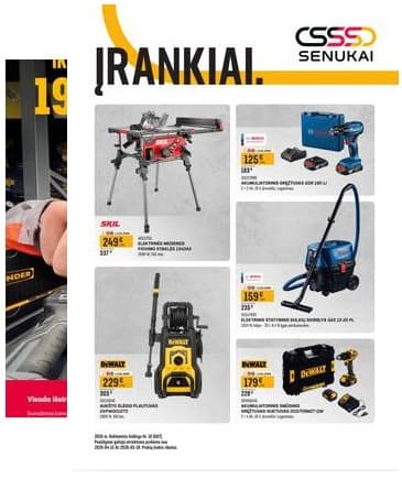 Senukai - Senukai nuolaidų leidinys Nr. 10 (687) 2026-04-15 – 2026-05-18