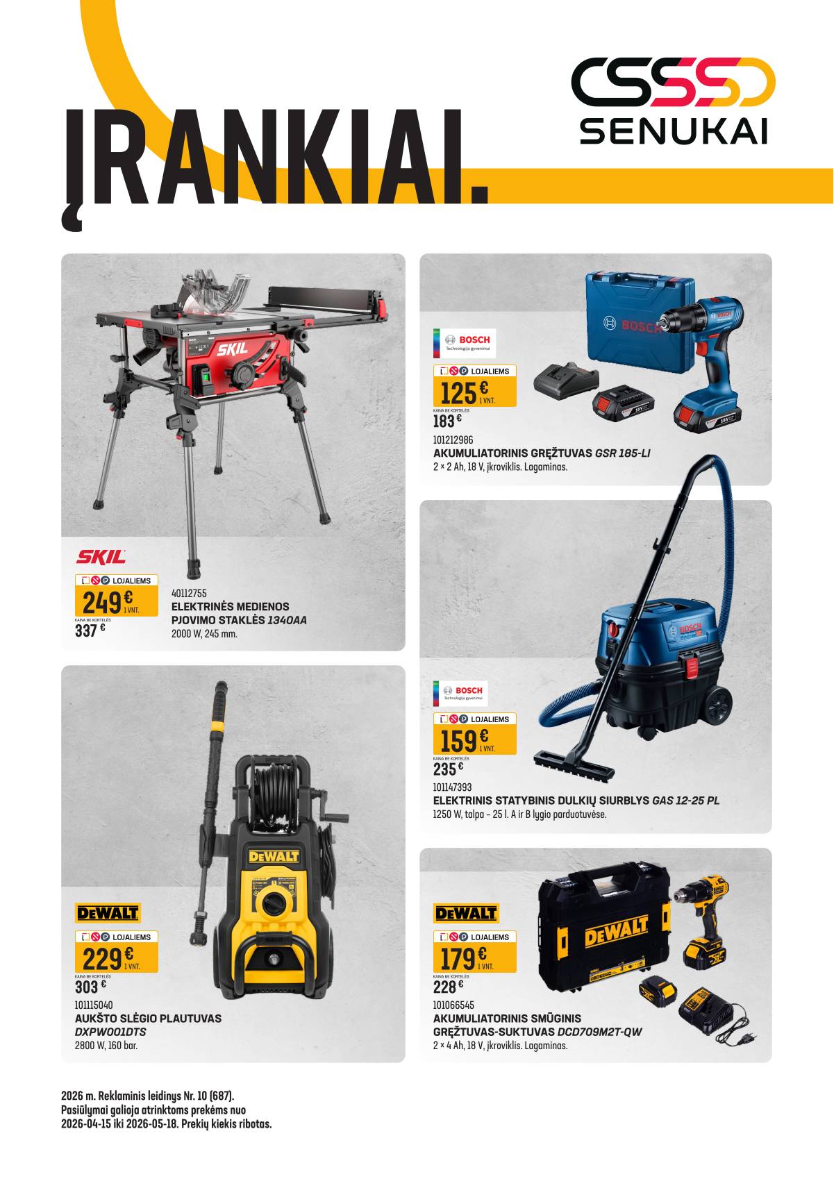 Senukai - Senukai nuolaidų leidinys Nr. 10 (687) 1 puslapis