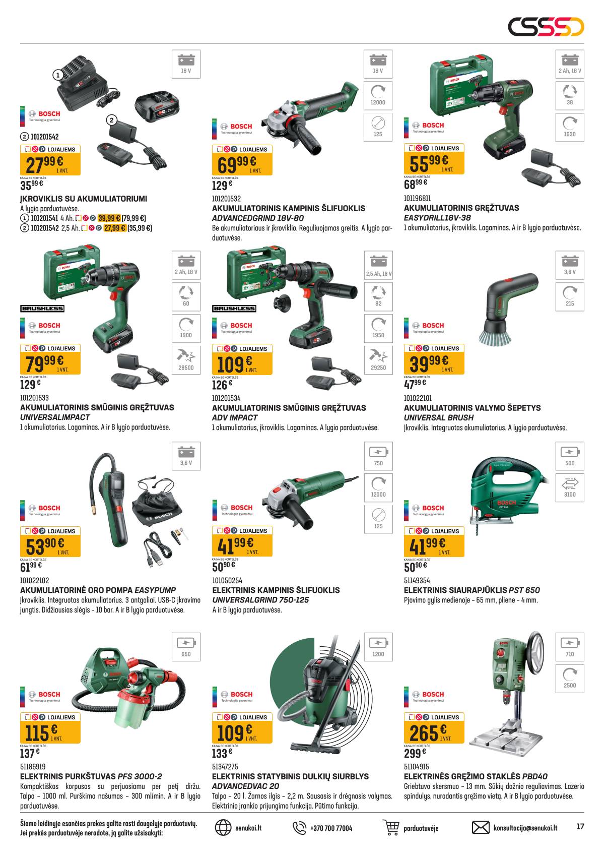 Senukai - Senukai nuolaidų leidinys Nr. 10 (687) 17 puslapis