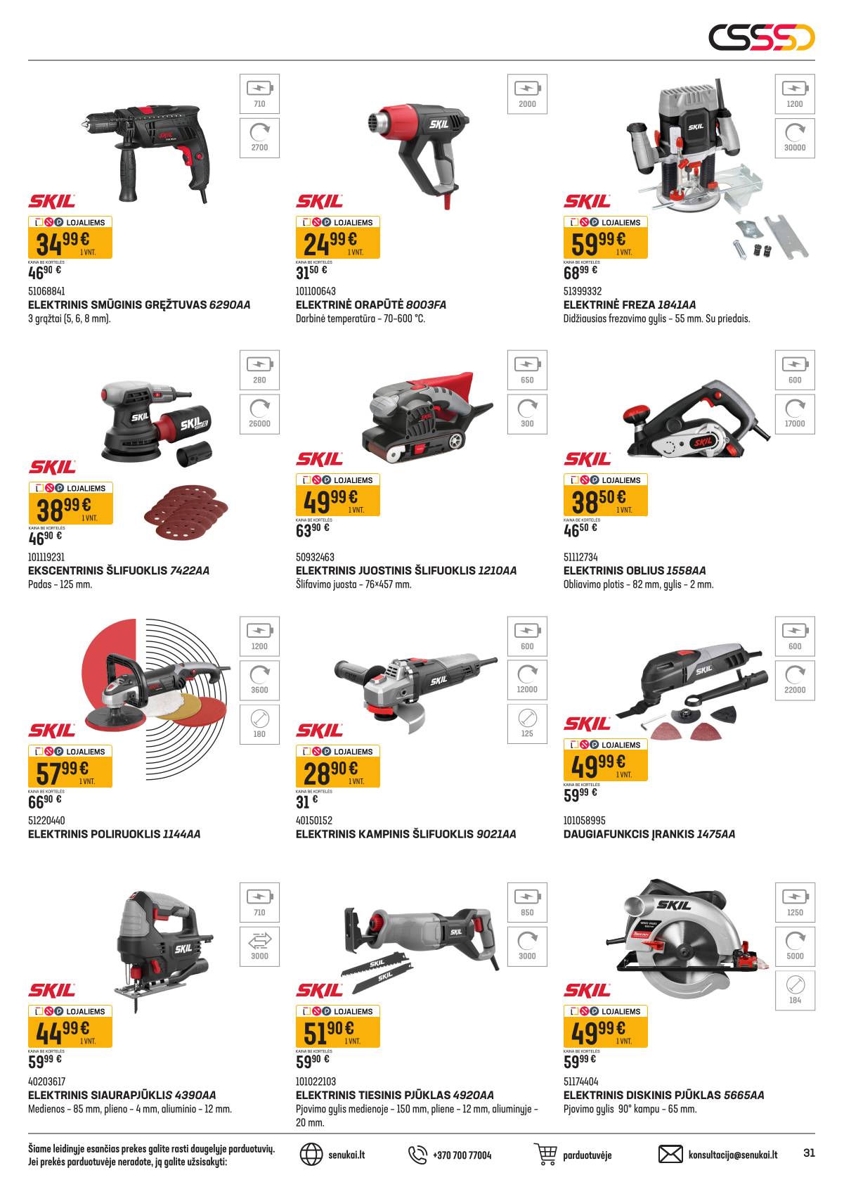 Senukai - Senukai nuolaidų leidinys Nr. 10 (687) 31 puslapis