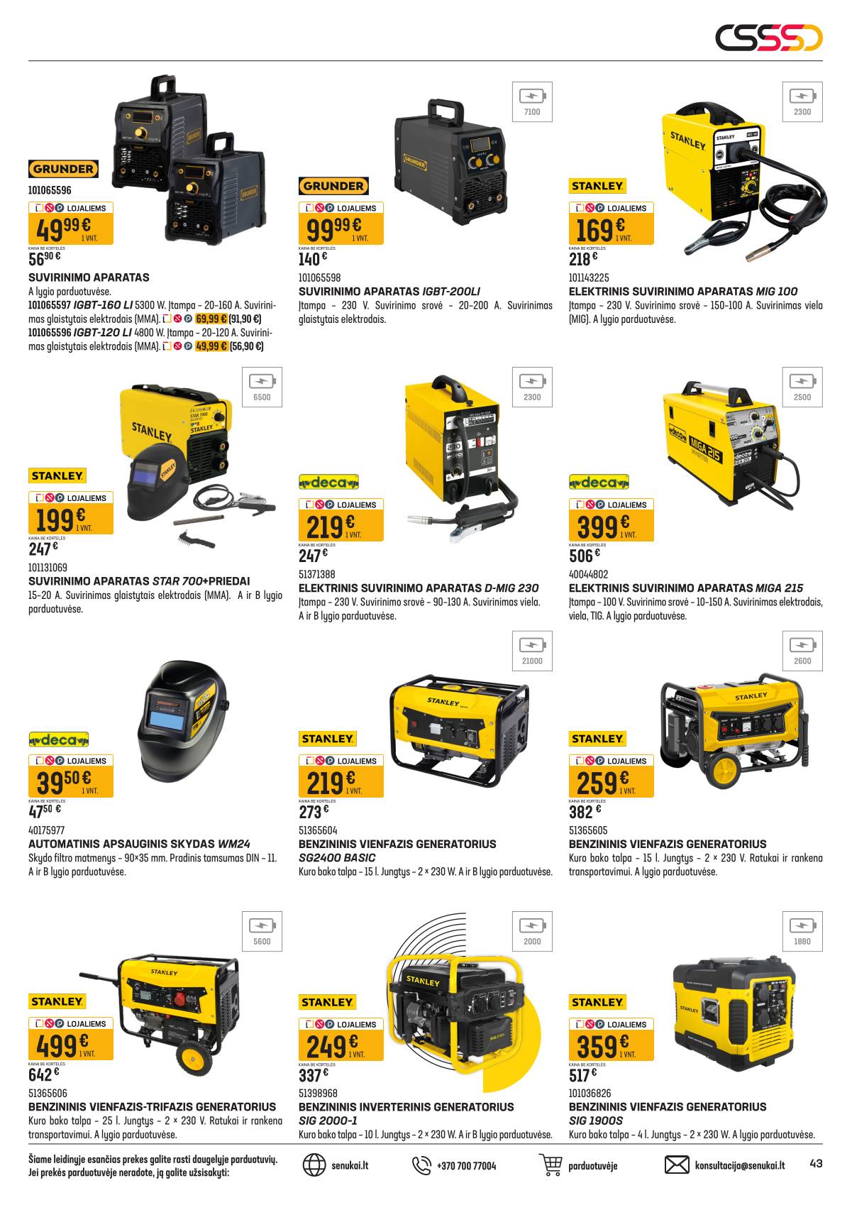 Senukai - Senukai nuolaidų leidinys Nr. 10 (687) 43 puslapis