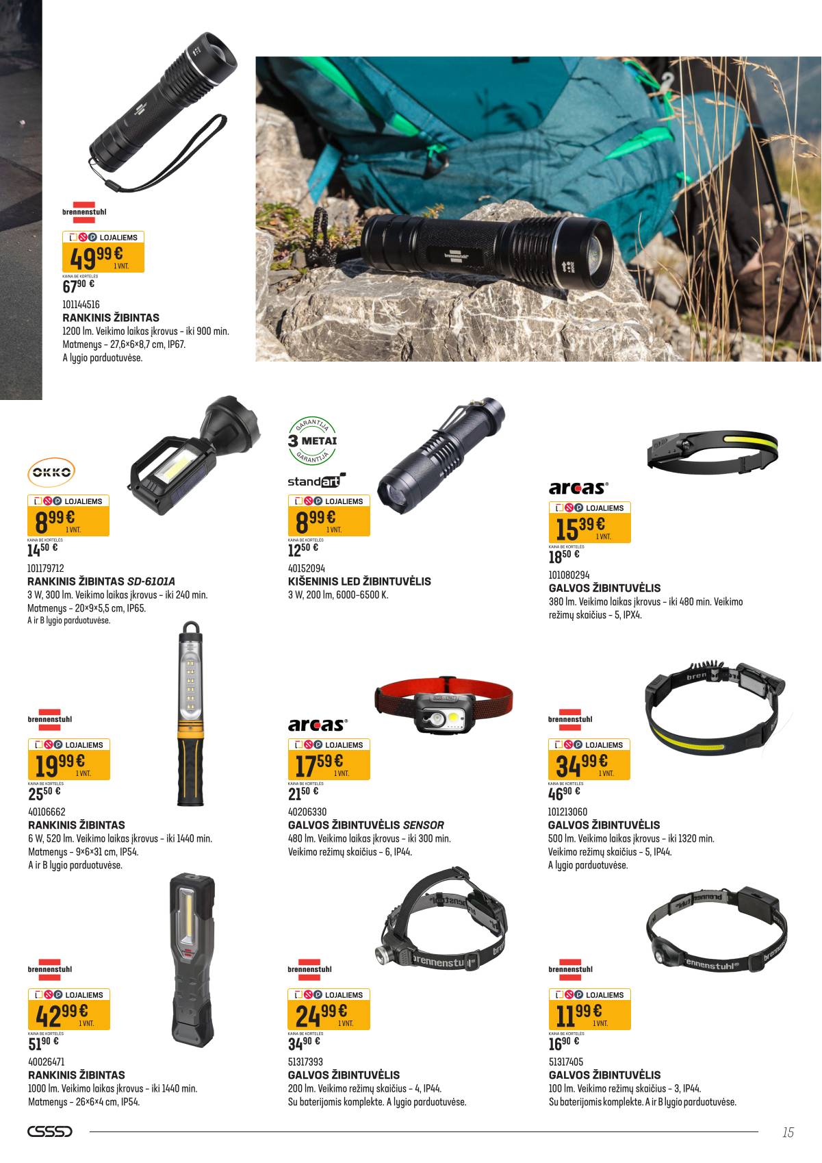 Senukai - "Senukai" akcijų leidinys Nr. 12 (689) 15 puslapis