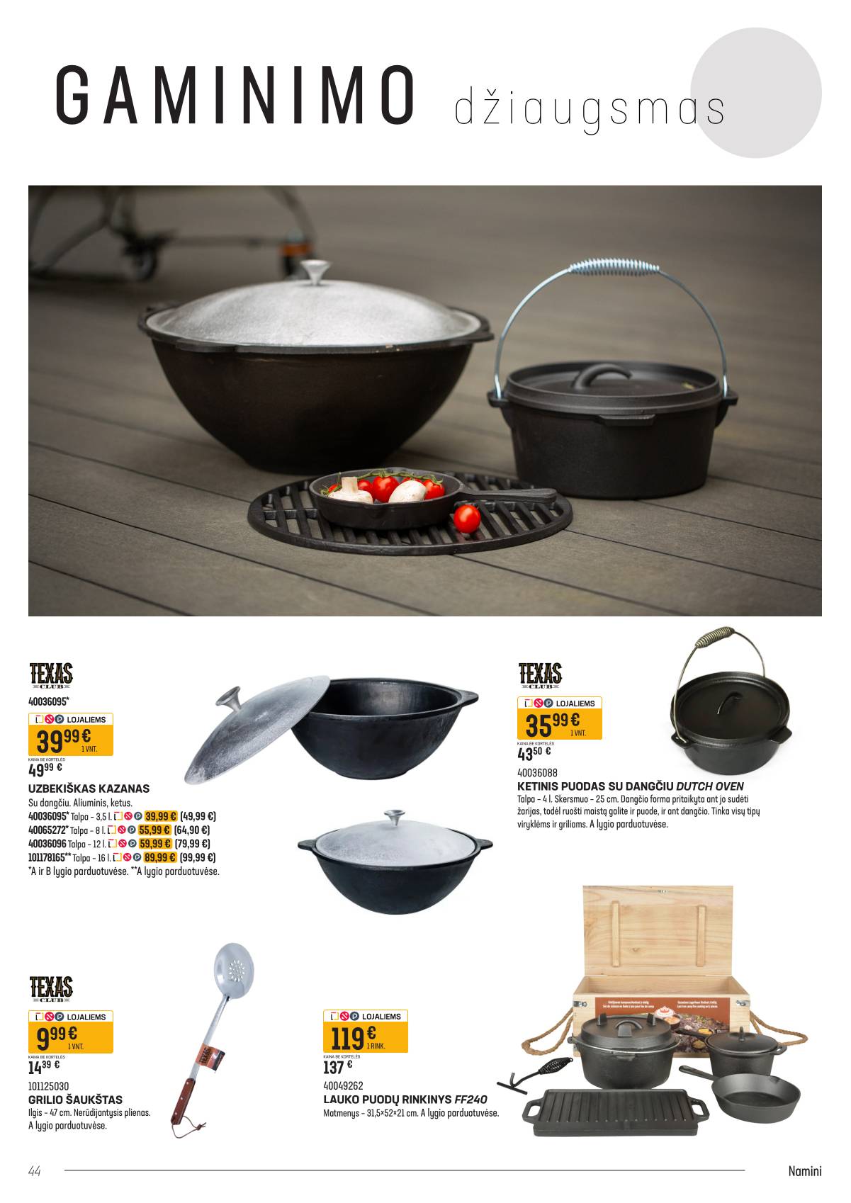 Senukai - "Senukai" akcijų leidinys Nr. 12 (689) 44 puslapis