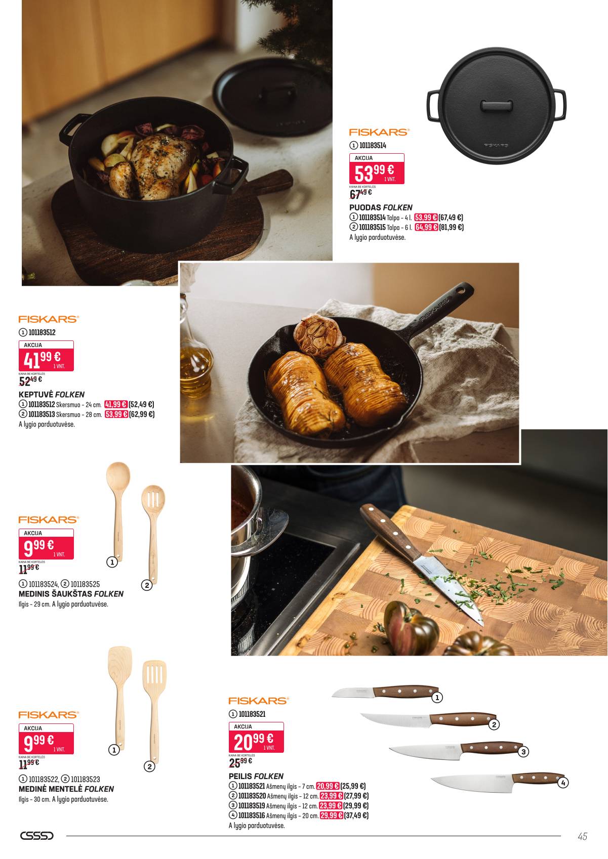 Senukai - "Senukai" akcijų leidinys Nr. 12 (689) 45 puslapis