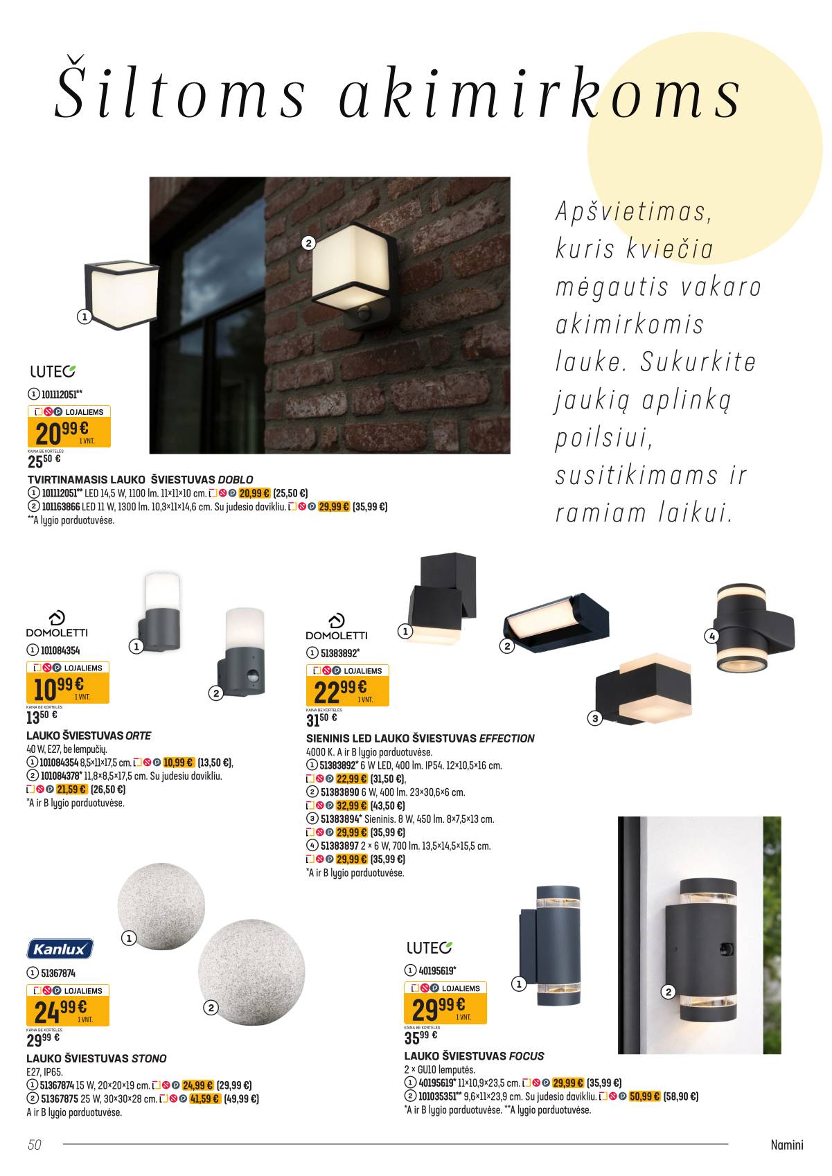 Senukai - "Senukai" akcijų leidinys Nr. 12 (689) 50 puslapis