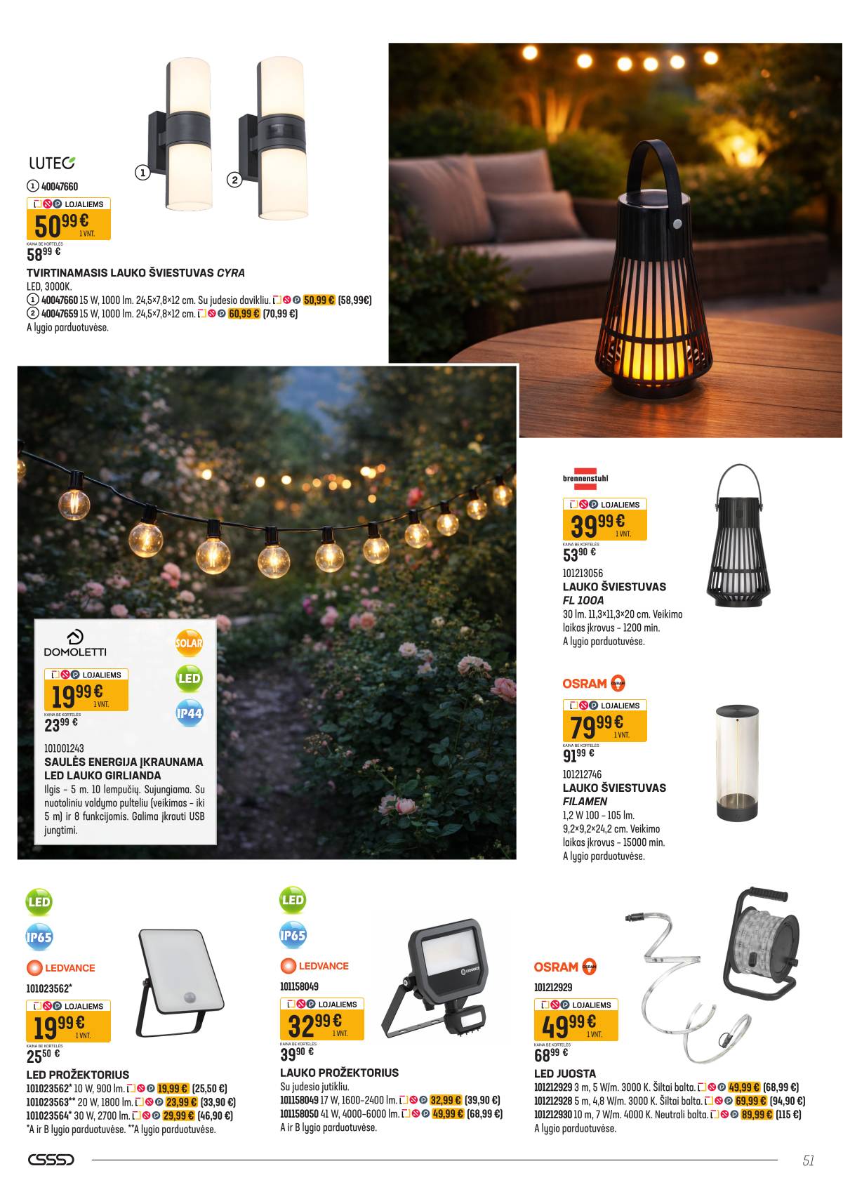 Senukai - "Senukai" akcijų leidinys Nr. 12 (689) 51 puslapis