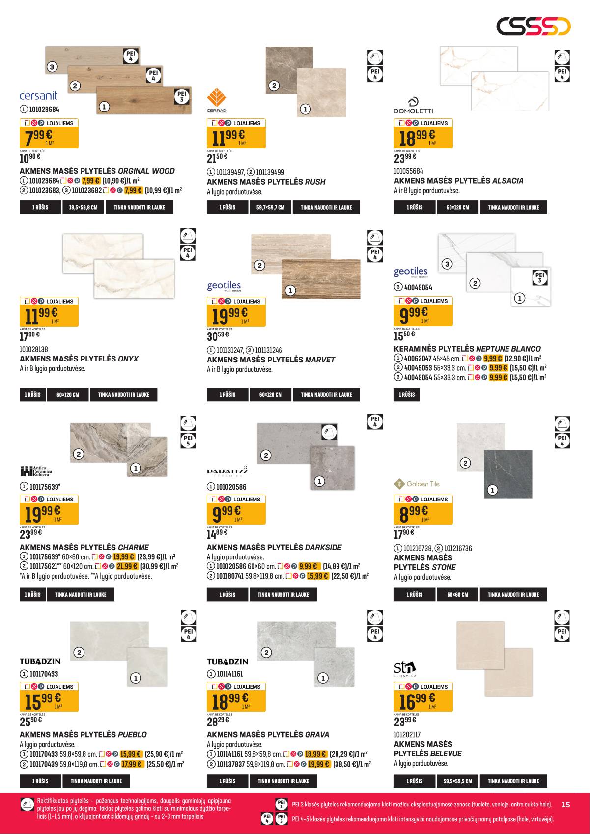 Senukai - Senukai akcijų leidinys Nr. 18 | 2026-06-18 - 2026-07-01 15 puslapis