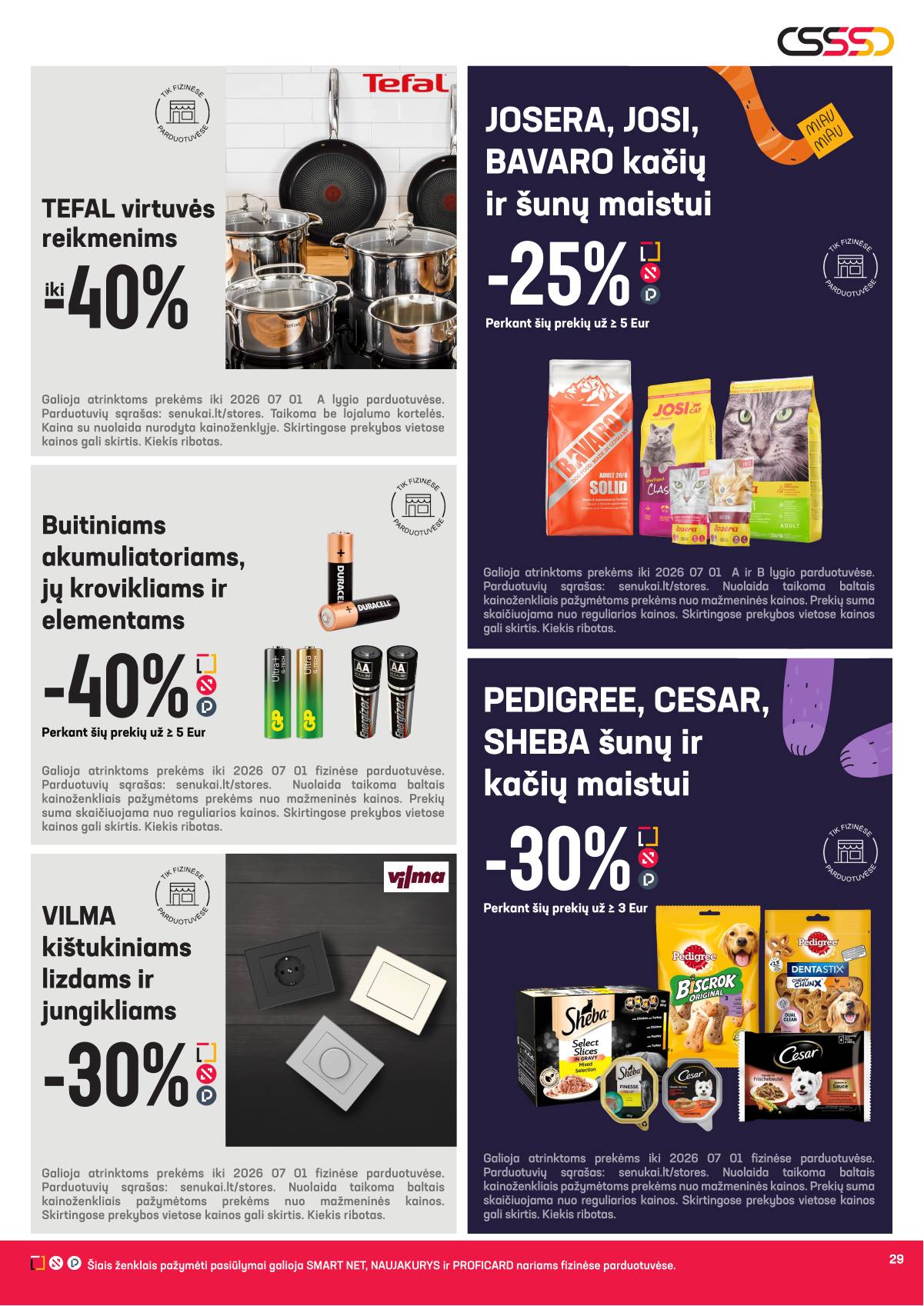 Senukai - Senukai akcijų leidinys Nr. 18 | 2026-06-18 - 2026-07-01 29 puslapis