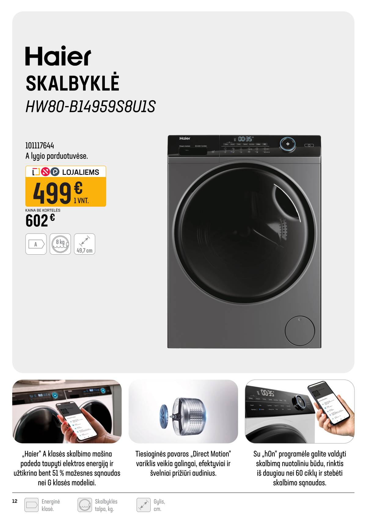 Senukai - Senukai akcijų leidinys "Šaldytuvų sostinė" | 2026-07-01 - 2026-07-27 12 puslapis
