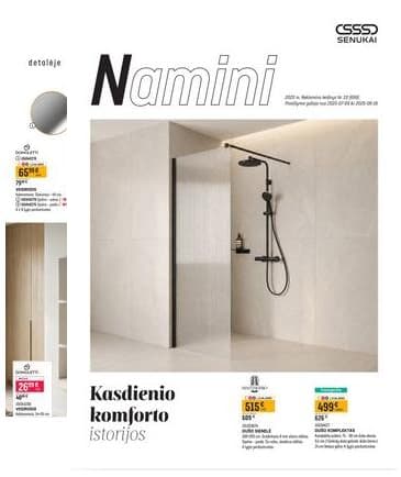 Senukai - Senukai "Namini" nuolaidų katalogas Nr. 22 IKI 2026-08-18