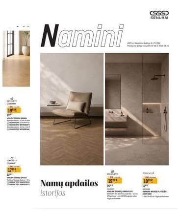 Senukai - Senukai "Namini" akcijų leidinys Nr. 23 IKI 2026-08-18