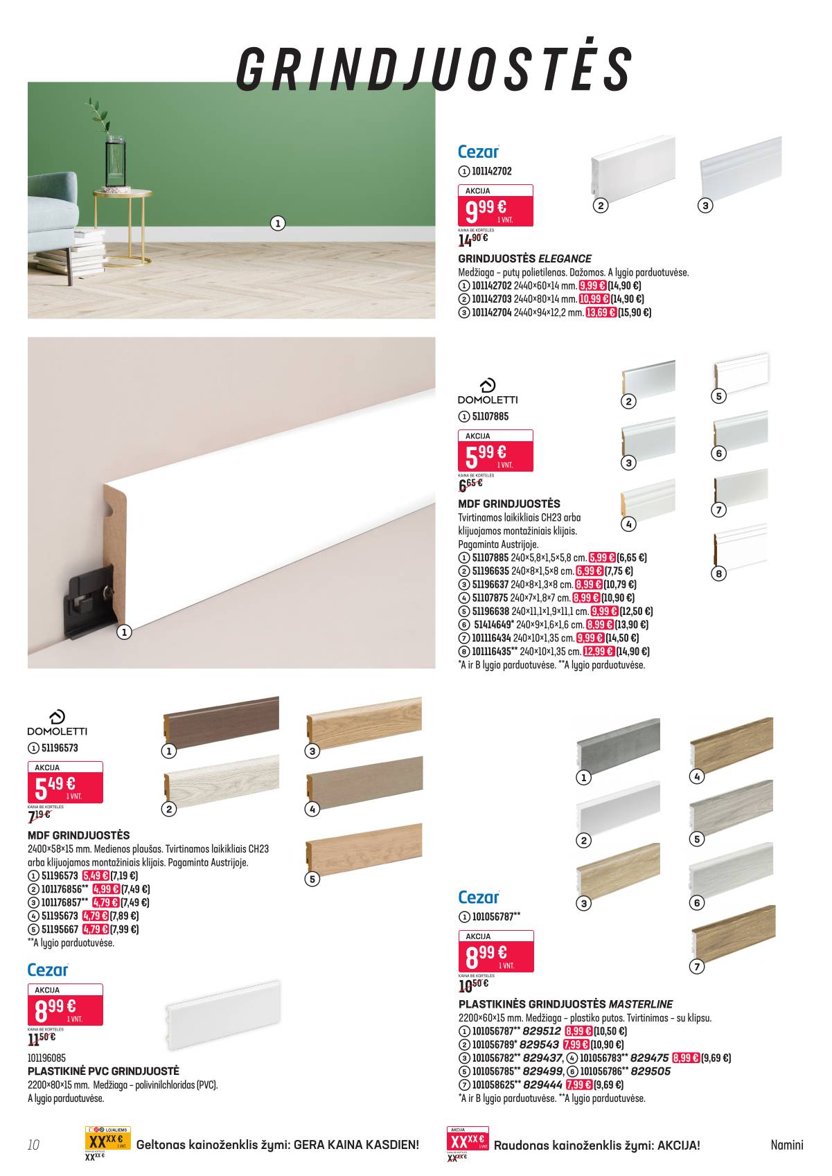 Senukai - Senukai "Namini" akcijų leidinys Nr. 23 10 puslapis