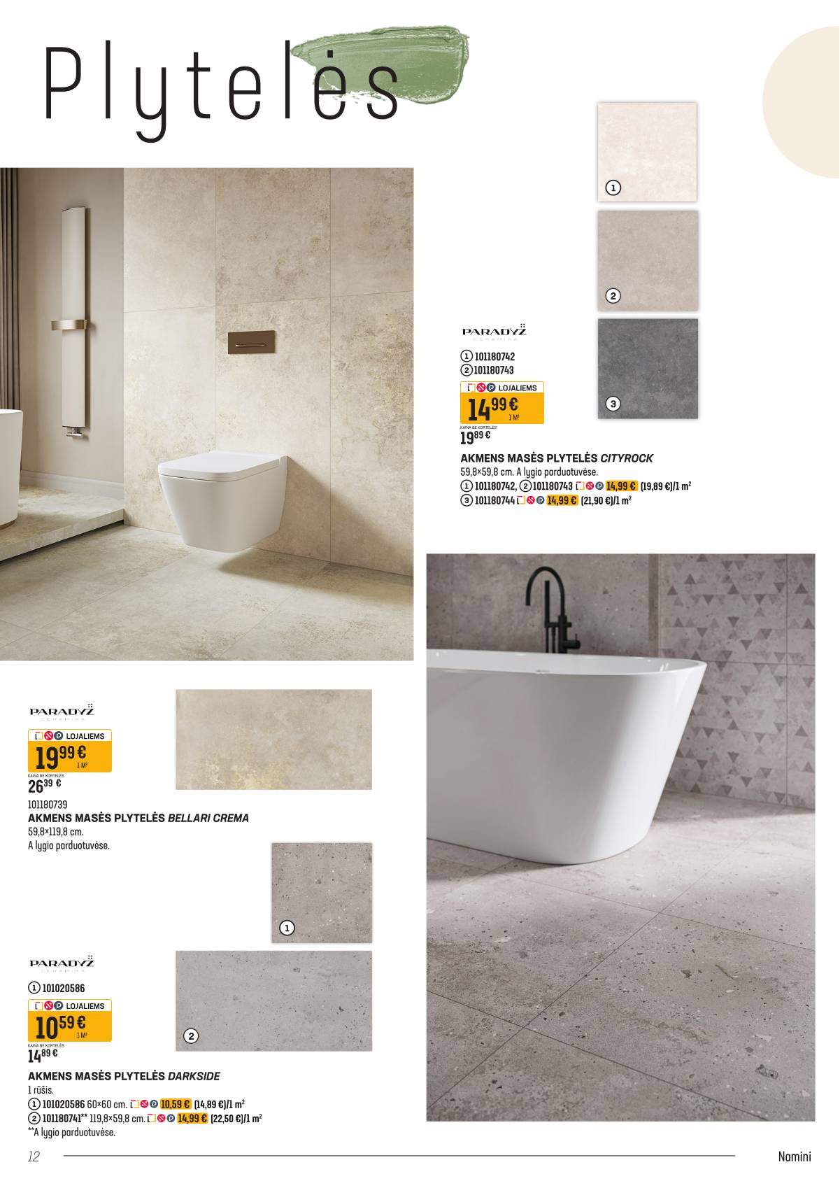 Senukai - Senukai "Namini" akcijų leidinys Nr. 23 12 puslapis