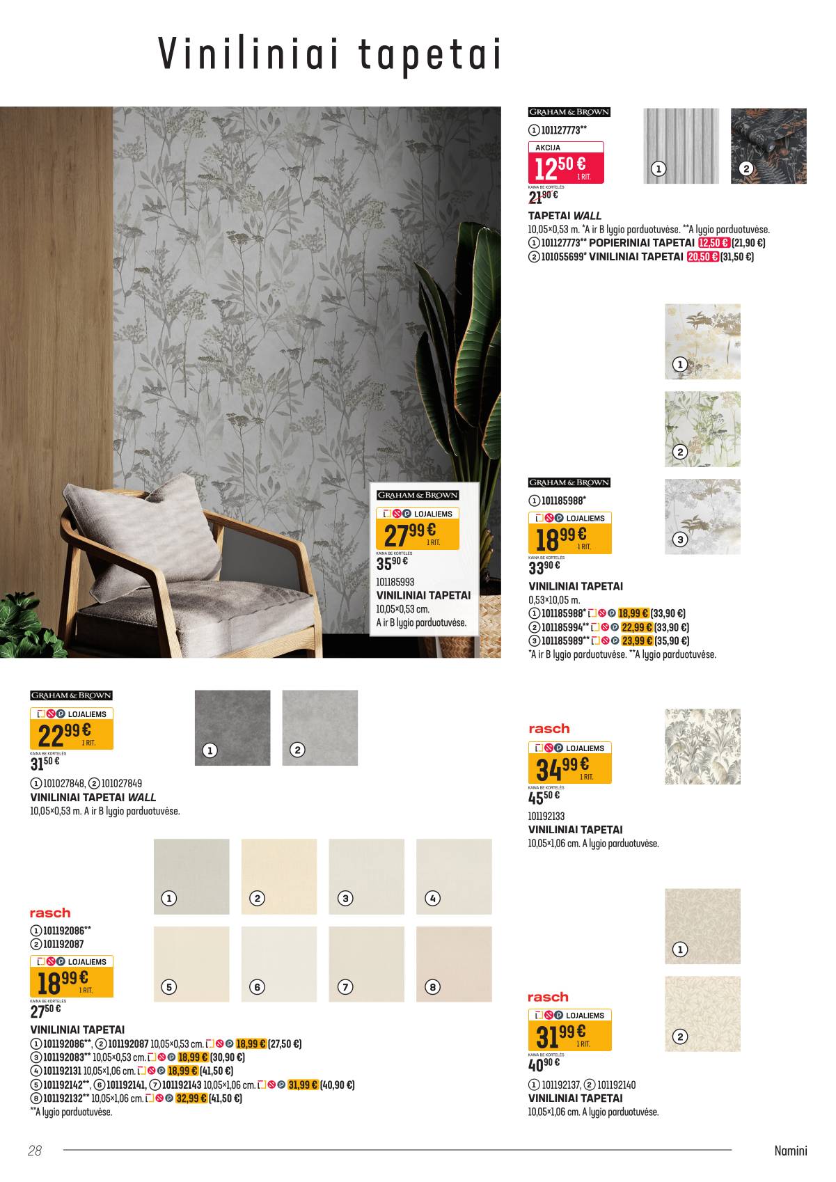 Senukai - Senukai "Namini" akcijų leidinys Nr. 23 28 puslapis