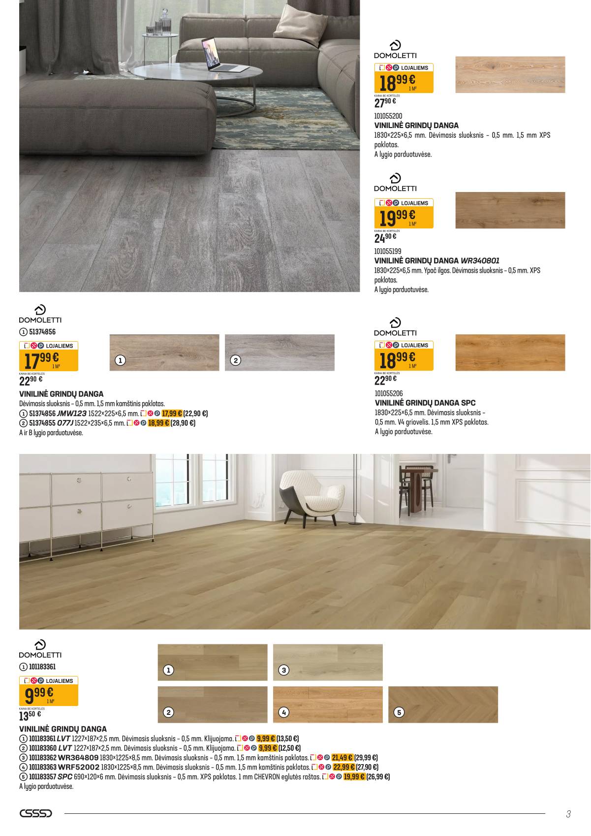 Senukai - Senukai "Namini" akcijų leidinys Nr. 23 3 puslapis