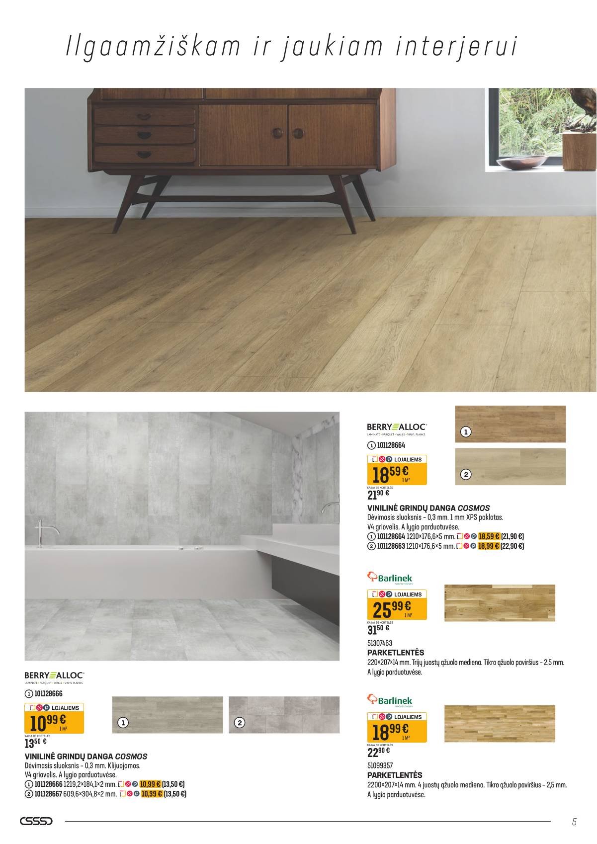 Senukai - Senukai "Namini" akcijų leidinys Nr. 23 5 puslapis