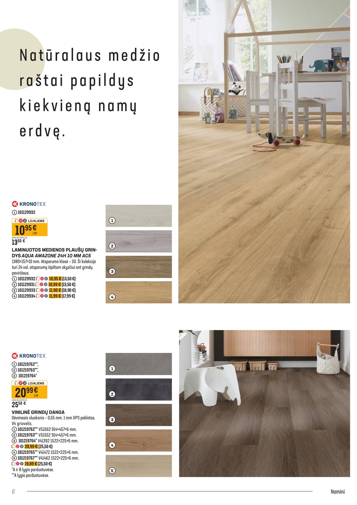 Senukai - Senukai "Namini" akcijų leidinys Nr. 23 6 puslapis
