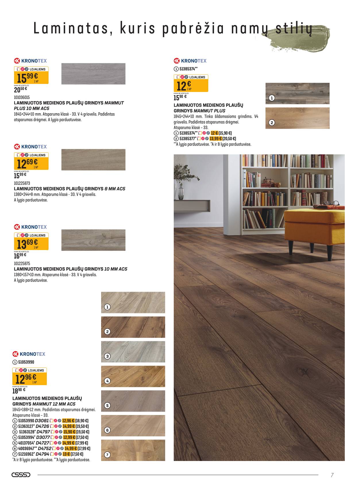 Senukai - Senukai "Namini" akcijų leidinys Nr. 23 7 puslapis