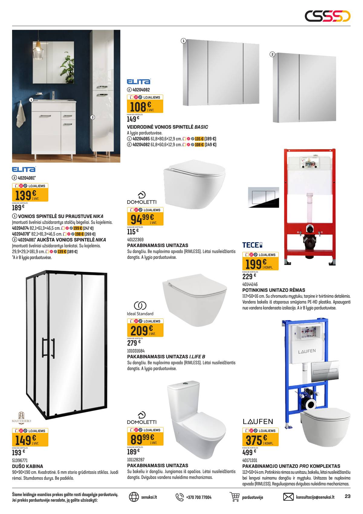 Senukai - Senukai akcijų leidinys Nr. 24 23 puslapis