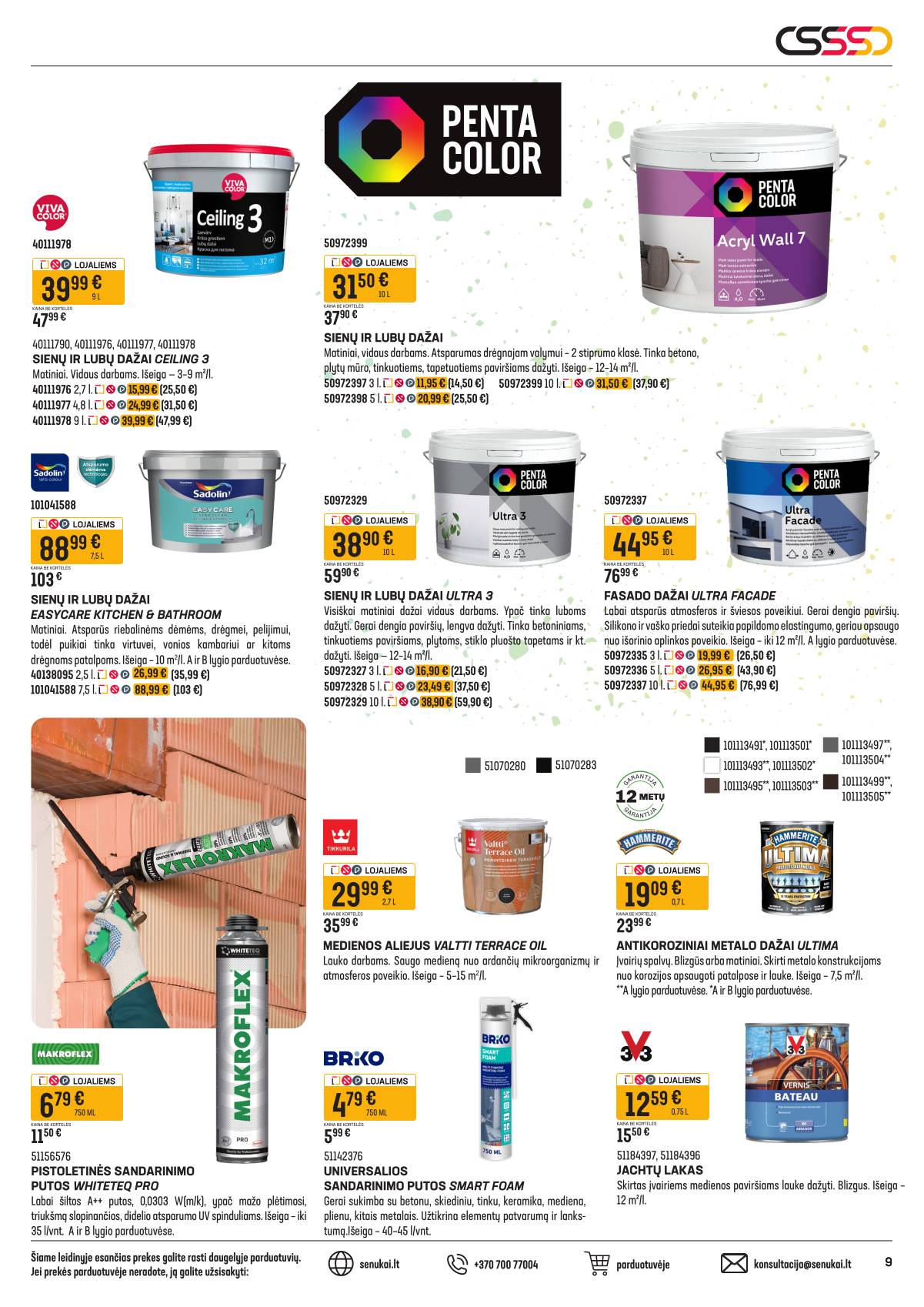 Senukai - Senukai akcijų Leidinys Nr. 27 9 puslapis