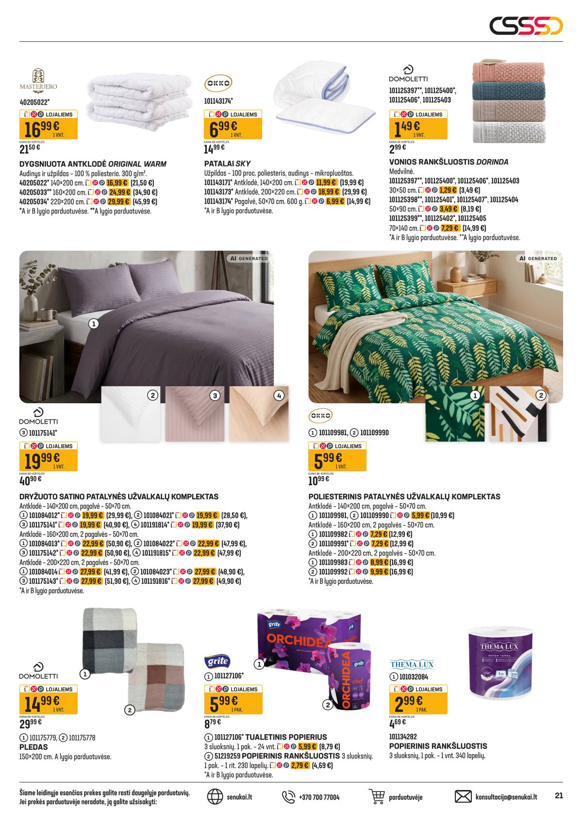 Senukai - Senukai akcijų leidinys Nr. 28 21 puslapis