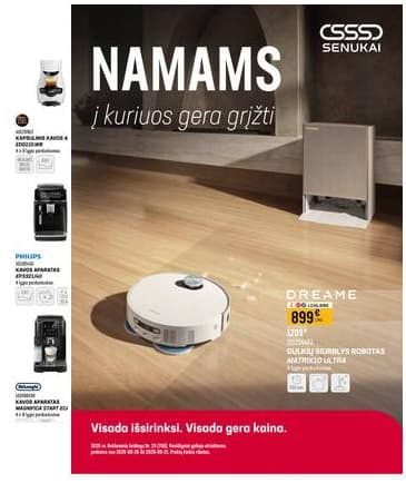 Senukai - Senukai "Namams" akcijų leidinys Nr. 29 2026-08-26 – 2026-09-21
