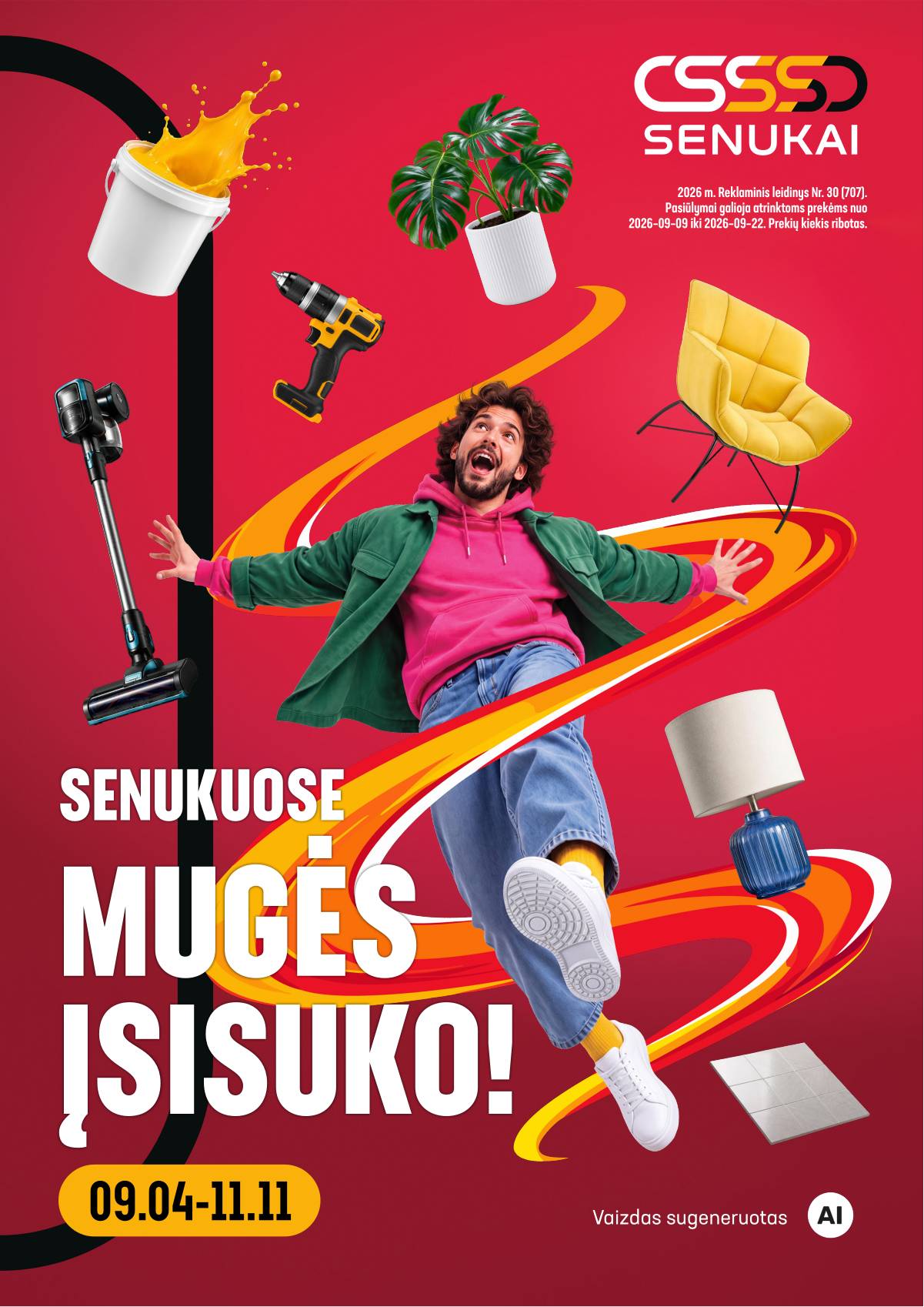 Senukai - Senukai akcijų leidinys Nr. 30 | 2026-09-09 - 2026-09-22 1 puslapis