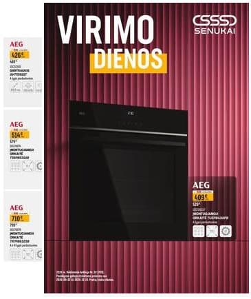 Senukai - Virimo dienos | Senukai akcijų Leidinys Nr. 32 2026-09-23 – 2026-10-19