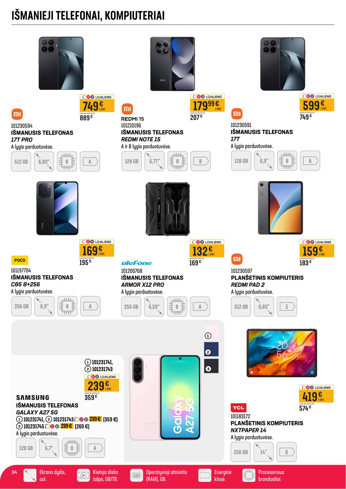 Senukai - Virimo dienos | Senukai akcijų Leidinys Nr. 32 34 puslapis