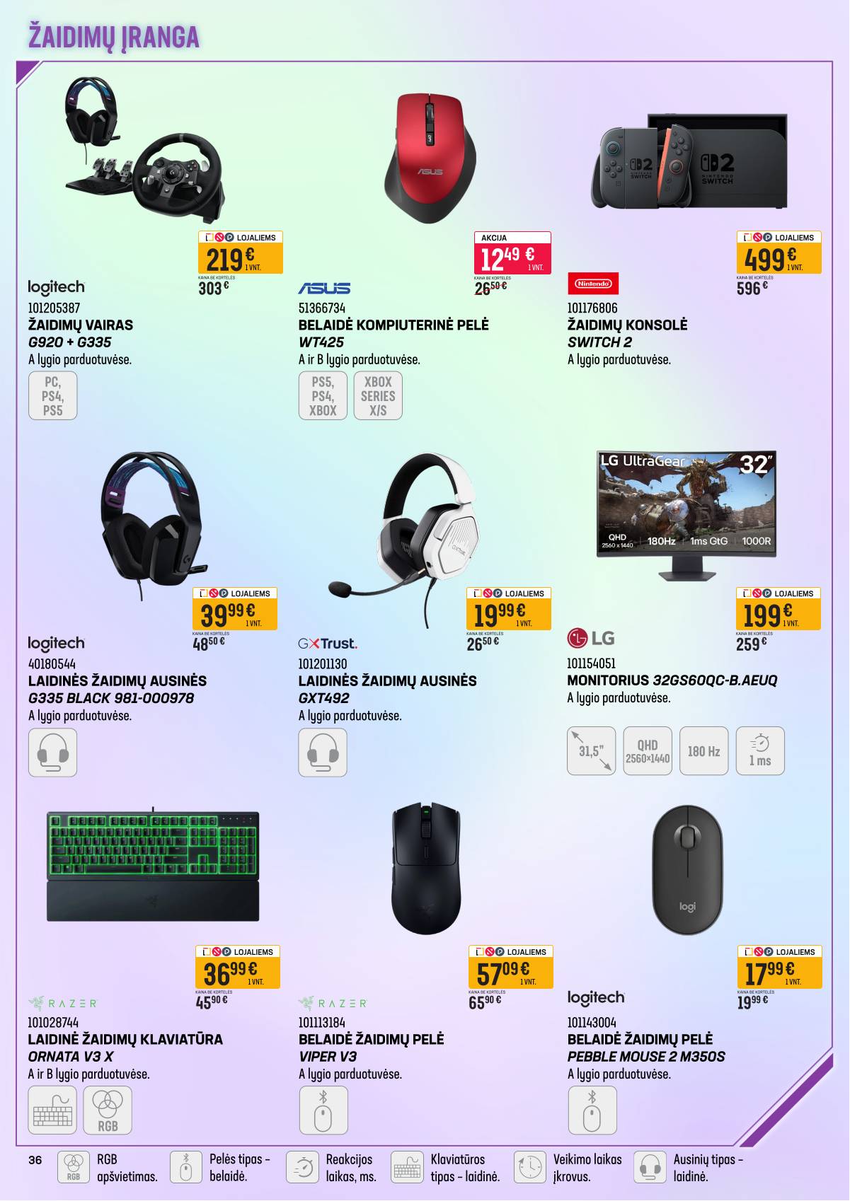 Senukai - Virimo dienos | Senukai akcijų Leidinys Nr. 32 36 puslapis
