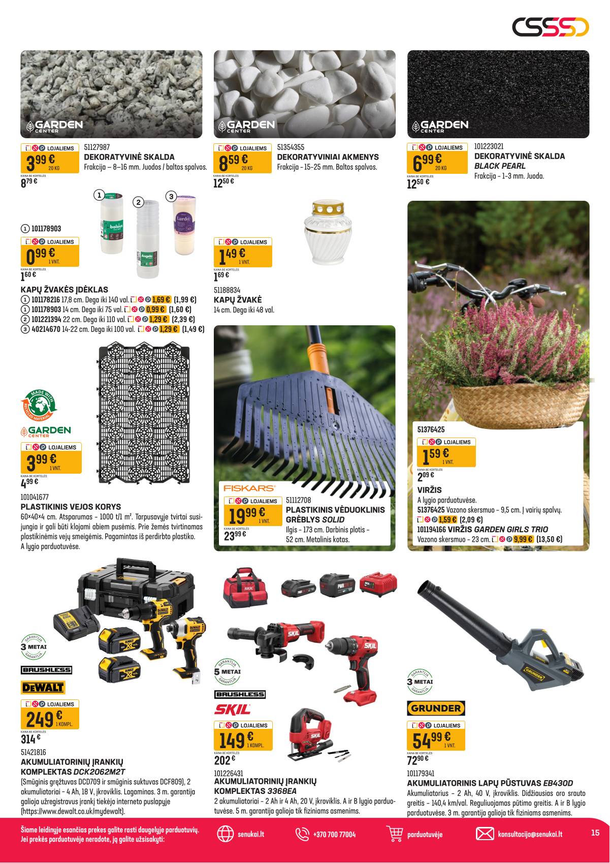 Senukai - Senukai akcijų leidinys Nr. 34 15 puslapis