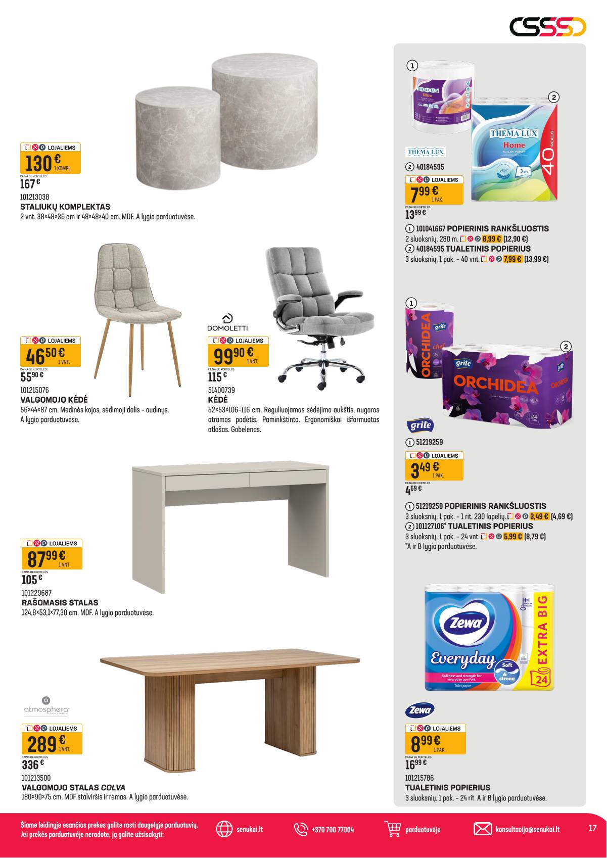 Senukai - Senukai akcijų leidinys Nr. 34 17 puslapis