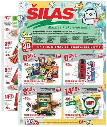 Šilas - Šilas Akcijų leidinys Nr. 16 2025-08-13 – 2025-08-26