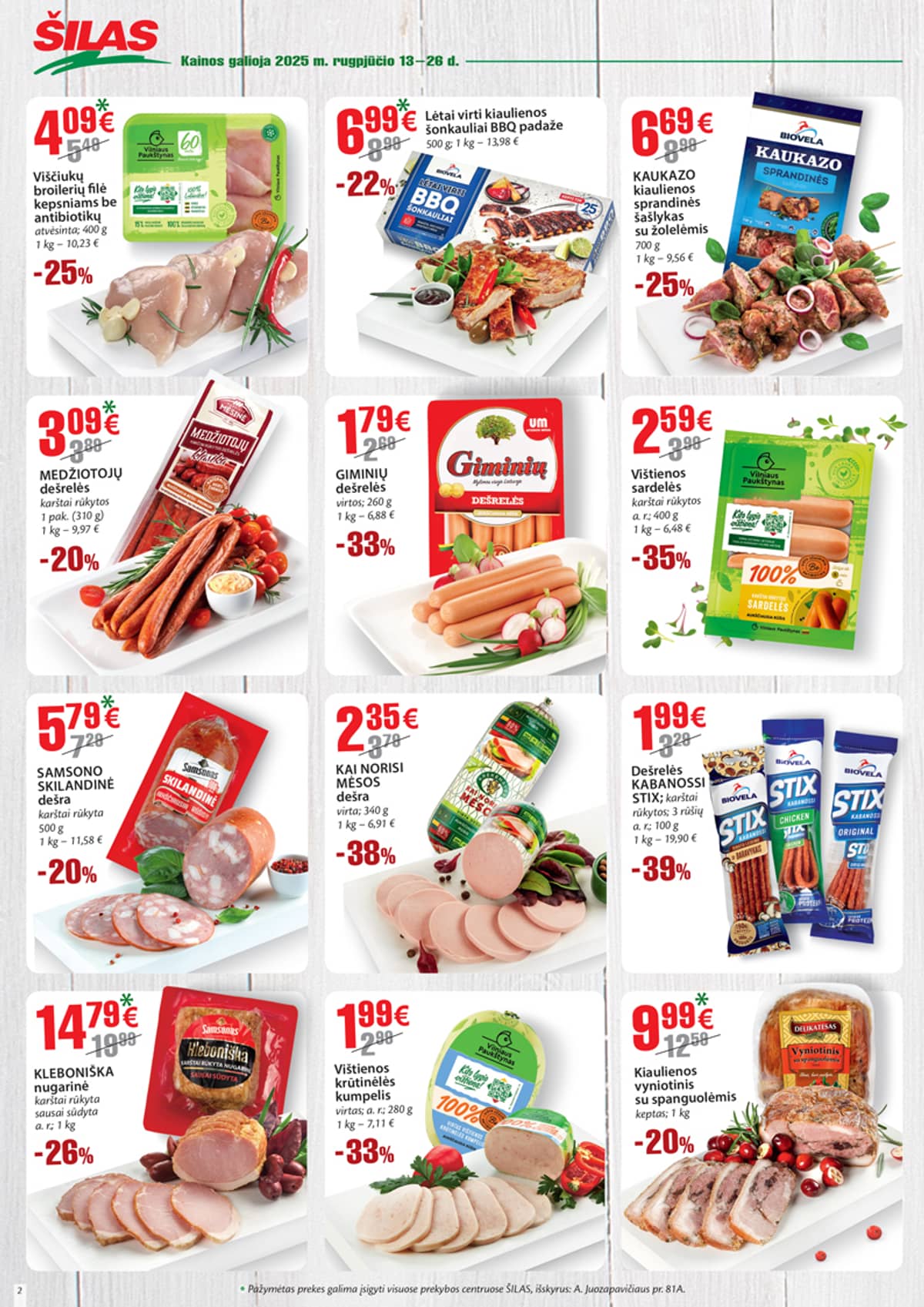 Šilas - Šilas Akcijų leidinys Nr. 16 2 puslapis
