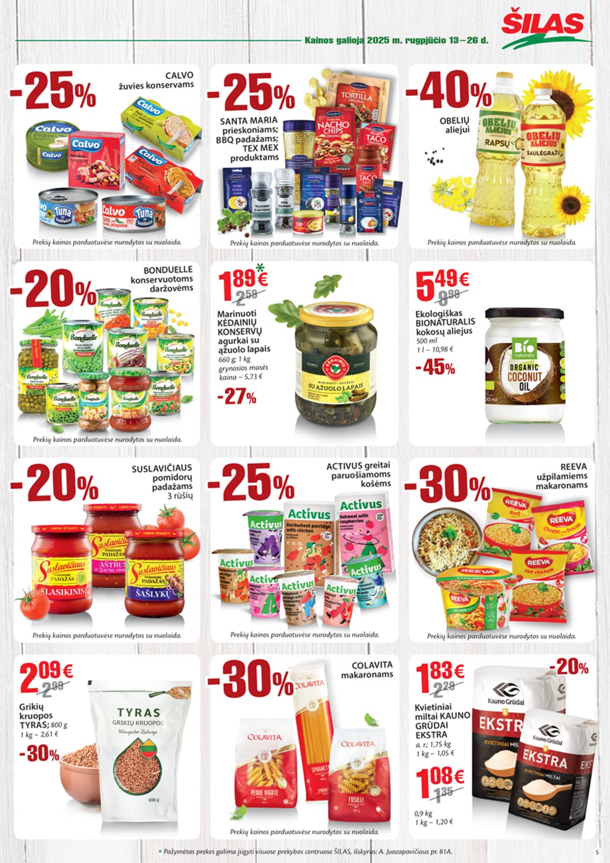 Šilas - Šilas Akcijų leidinys Nr. 16 5 puslapis
